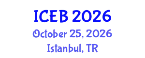 International Conference on Ecosystems and Biodiversity (ICEB) October 25, 2026 - Istanbul, Turkey