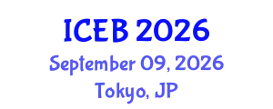 International Conference on Ecosystems and Biodiversity (ICEB) September 09, 2026 - Tokyo, Japan