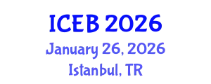 International Conference on Ecosystems and Biodiversity (ICEB) January 26, 2026 - Istanbul, Turkey