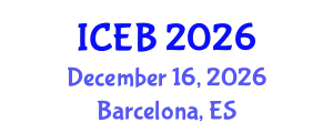 International Conference on Ecosystems and Biodiversity (ICEB) December 16, 2026 - Barcelona, Spain