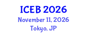 International Conference on Ecosystems and Biodiversity (ICEB) November 11, 2026 - Tokyo, Japan