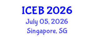 International Conference on Ecosystems and Biodiversity (ICEB) July 05, 2026 - Singapore, Singapore