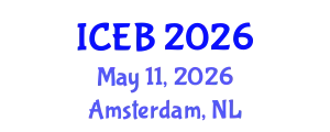 International Conference on Ecosystems and Biodiversity (ICEB) May 11, 2026 - Amsterdam, Netherlands