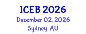 International Conference on Ecosystems and Biodiversity (ICEB) December 02, 2026 - Sydney, Australia