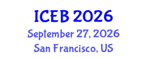 International Conference on Ecosystems and Biodiversity (ICEB) September 27, 2026 - San Francisco, United States