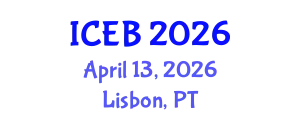 International Conference on Ecosystems and Biodiversity (ICEB) April 13, 2026 - Lisbon, Portugal