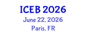 International Conference on Ecosystems and Biodiversity (ICEB) June 22, 2026 - Paris, France