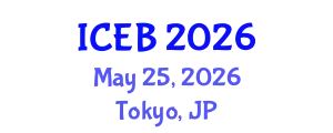 International Conference on Ecosystems and Biodiversity (ICEB) May 25, 2026 - Tokyo, Japan