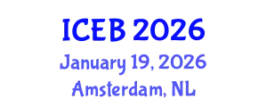 International Conference on Ecosystems and Biodiversity (ICEB) January 19, 2026 - Amsterdam, Netherlands