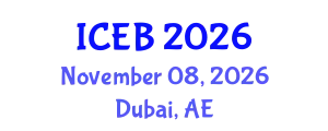 International Conference on Ecosystems and Biodiversity (ICEB) November 08, 2026 - Dubai, United Arab Emirates