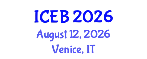 International Conference on Ecosystems and Biodiversity (ICEB) August 12, 2026 - Venice, Italy