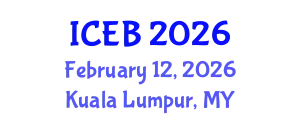International Conference on Ecosystems and Biodiversity (ICEB) February 12, 2026 - Kuala Lumpur, Malaysia