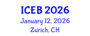 International Conference on Ecosystems and Biodiversity (ICEB) January 12, 2026 - Zurich, Switzerland
