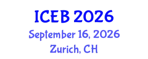 International Conference on Ecosystems and Biodiversity (ICEB) September 16, 2026 - Zurich, Switzerland