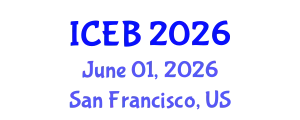 International Conference on Ecosystems and Biodiversity (ICEB) June 01, 2026 - San Francisco, United States