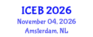 International Conference on Ecosystems and Biodiversity (ICEB) November 04, 2026 - Amsterdam, Netherlands