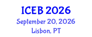 International Conference on Ecosystems and Biodiversity (ICEB) September 20, 2026 - Lisbon, Portugal