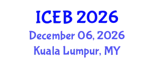 International Conference on Ecosystems and Biodiversity (ICEB) December 06, 2026 - Kuala Lumpur, Malaysia