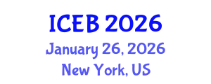 International Conference on Ecosystems and Biodiversity (ICEB) January 26, 2026 - New York, United States