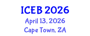International Conference on Ecosystems and Biodiversity (ICEB) April 13, 2026 - Cape Town, South Africa