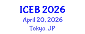 International Conference on Ecosystems and Biodiversity (ICEB) April 20, 2026 - Tokyo, Japan