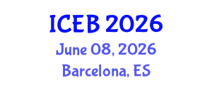 International Conference on Ecosystems and Biodiversity (ICEB) June 08, 2026 - Barcelona, Spain