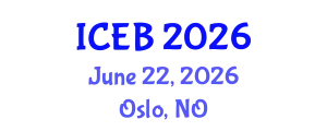 International Conference on Ecosystems and Biodiversity (ICEB) June 22, 2026 - Oslo, Norway