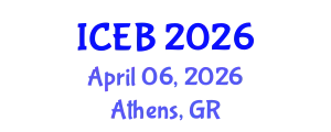 International Conference on Ecosystems and Biodiversity (ICEB) April 06, 2026 - Athens, Greece