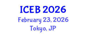 International Conference on Ecosystems and Biodiversity (ICEB) February 23, 2026 - Tokyo, Japan