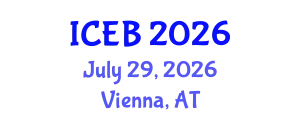 International Conference on Ecosystems and Biodiversity (ICEB) July 29, 2026 - Vienna, Austria