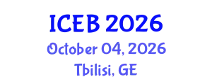 International Conference on Ecosystems and Biodiversity (ICEB) October 04, 2026 - Tbilisi, Georgia