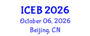 International Conference on Ecosystems and Biodiversity (ICEB) October 06, 2026 - Beijing, China