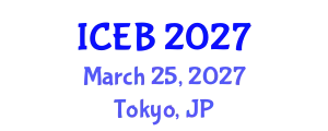 International Conference on Ecosystems and Biodiversity (ICEB) March 25, 2027 - Tokyo, Japan