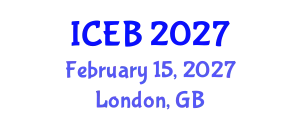 International Conference on Ecosystems and Biodiversity (ICEB) February 15, 2027 - London, United Kingdom