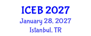International Conference on Ecosystems and Biodiversity (ICEB) January 28, 2027 - Istanbul, Turkey