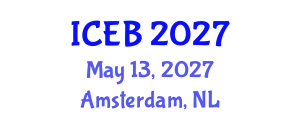 International Conference on Ecosystems and Biodiversity (ICEB) May 13, 2027 - Amsterdam, Netherlands