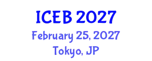 International Conference on Ecosystems and Biodiversity (ICEB) February 25, 2027 - Tokyo, Japan
