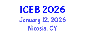 International Conference on Ecosystems and Biodiversity (ICEB) January 12, 2026 - Nicosia, Cyprus
