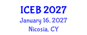 International Conference on Ecosystems and Biodiversity (ICEB) January 16, 2027 - Nicosia, Cyprus