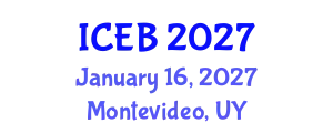 International Conference on Ecosystems and Biodiversity (ICEB) January 16, 2027 - Montevideo, Uruguay