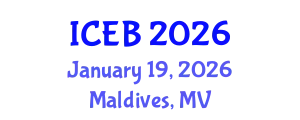International Conference on Ecosystems and Biodiversity (ICEB) January 19, 2026 - Maldives, Maldives