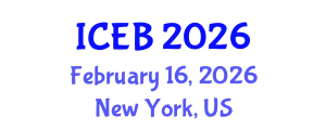 International Conference on Ecosystems and Biodiversity (ICEB) February 16, 2026 - New York, United States