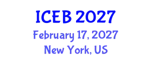 International Conference on Ecosystems and Biodiversity (ICEB) February 17, 2027 - New York, United States