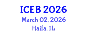 International Conference on Ecosystems and Biodiversity (ICEB) March 02, 2026 - Haifa, Israel