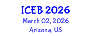 International Conference on Ecosystems and Biodiversity (ICEB) March 02, 2026 - Arizona, United States