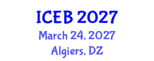 International Conference on Ecosystems and Biodiversity (ICEB) March 24, 2027 - Algiers, Algeria