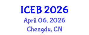 International Conference on Ecosystems and Biodiversity (ICEB) April 06, 2026 - Chengdu, China