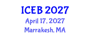 International Conference on Ecosystems and Biodiversity (ICEB) April 17, 2027 - Marrakesh, Morocco