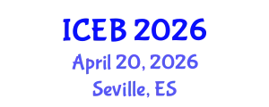International Conference on Ecosystems and Biodiversity (ICEB) April 20, 2026 - Seville, Spain