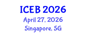 International Conference on Ecosystems and Biodiversity (ICEB) April 27, 2026 - Singapore, Singapore
